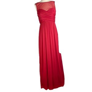 red bridesmaid dresses david's bridal Simple Red Bridesmaid Dresses – Angrila main image 0
